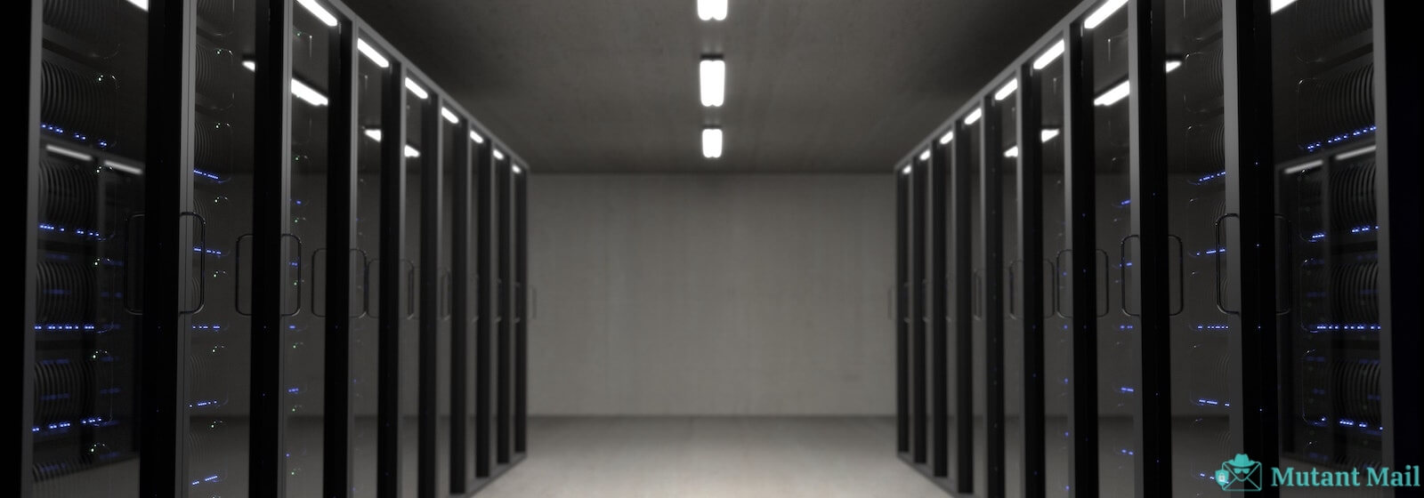 Black Server Racks on a Room