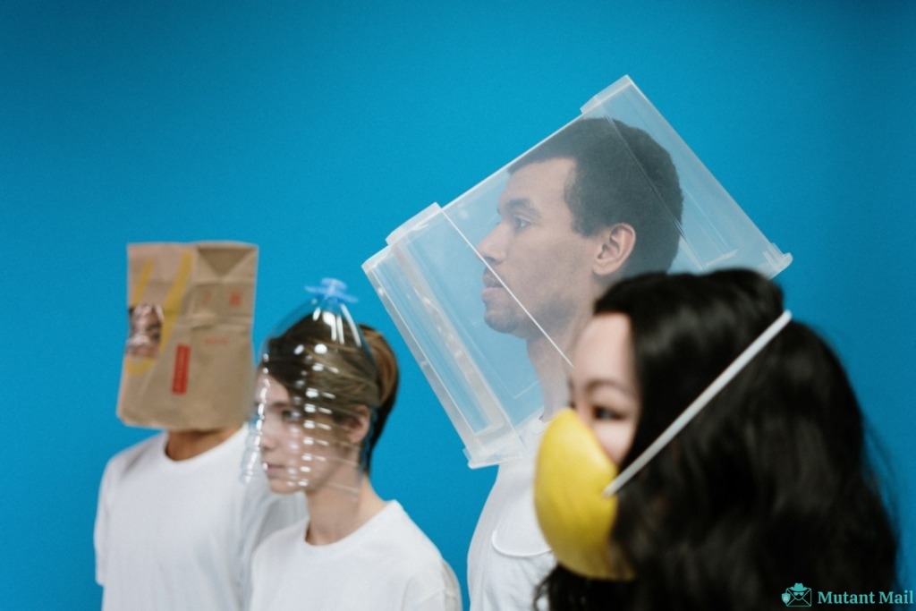 People Wearing DIY Masks